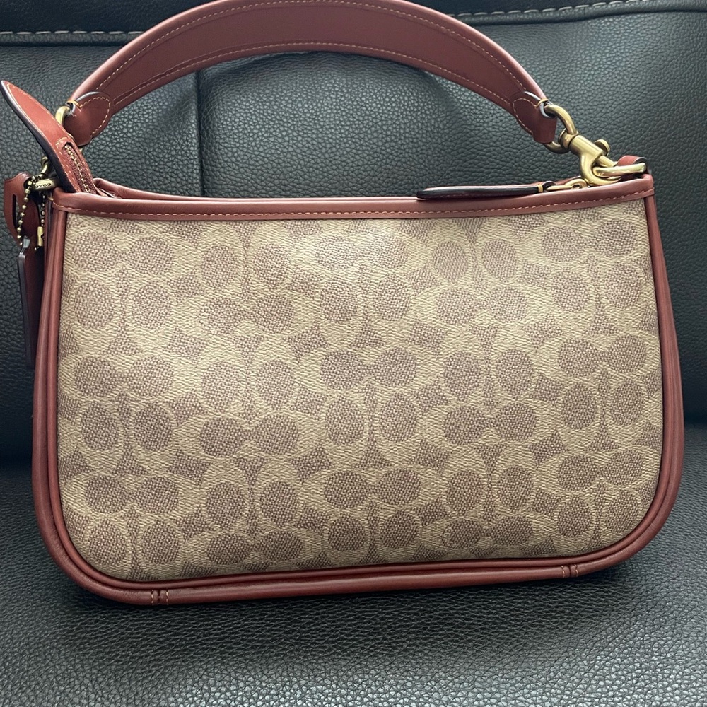 Coach Cary Signature Logo Canvas Bag
